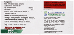 Mycoazither 250 Tablet 6 Mycoazither 250 Tablet 6