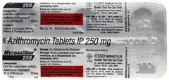 Mycoazither 250 Tablet 6 Mycoazither 250 Tablet 6