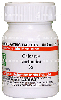 Dr Willmar Calcarea Carbonica 3x Tablet 20gm Dr Willmar Calcarea Carbonica 3x Tablet 20gm