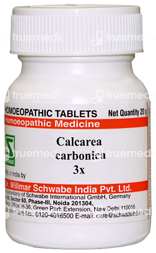 Dr Willmar Calcarea Carbonica 3x Tablet 20gm