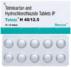 Telniz H 40/12.5 Tablet 10 Telniz H 40/12.5 Tablet 10