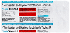 Telniz H 40/12.5 Tablet 10 Telniz H 40/12.5 Tablet 10