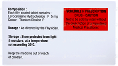Cetloc L 5 Tablet 10 Cetloc L 5 Tablet 10