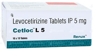 Cetloc L 5 Tablet 10