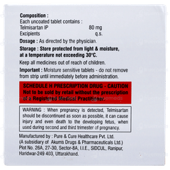 Telniz 80 Tablet 10 Telniz 80 Tablet 10