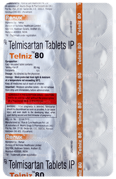 Telniz 80 Tablet 10 Telniz 80 Tablet 10