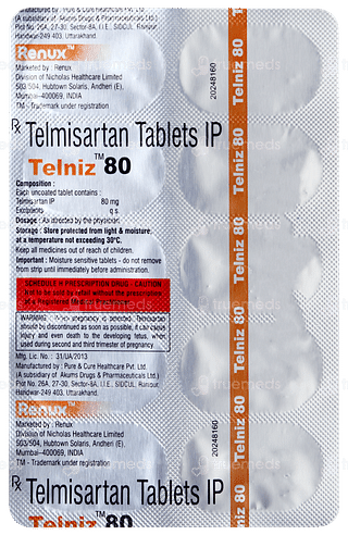 Telniz 80 Tablet 10