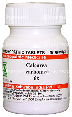 Dr Willmar Calcarea Carbonica 6x Tablet 20gm Dr Willmar Calcarea Carbonica 6x Tablet 20gm