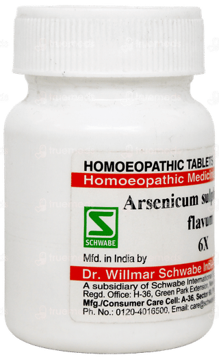 Dr Willmar Arsenicum Sulphuratum Flavum 6x Tablet 20gm