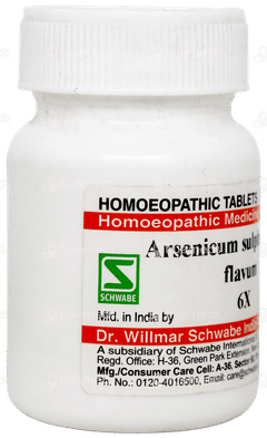 Dr Willmar Arsenicum Sulphuratum Flavum 6x Tablet 20gm
