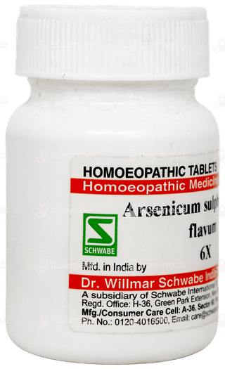 Dr Willmar Arsenicum Sulphuratum Flavum 6x Tablet 20gm