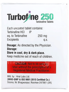 Turbofine 250 Tablet 7 Turbofine 250 Tablet 7