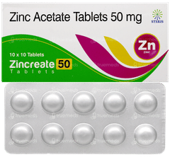 Zincreate 50 Tablet 10 Zincreate 50 Tablet 10