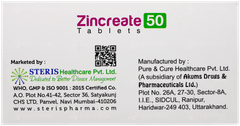 Zincreate 50 Tablet 10