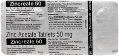 Zincreate 50 Tablet 10