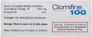 Clomifine 100 Tablet 10