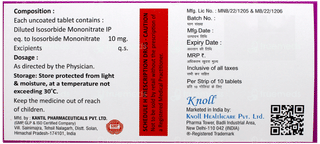 Knoll Isotrate 10 Tablet 10