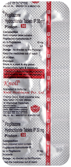 Piolon 30 Tablet 10