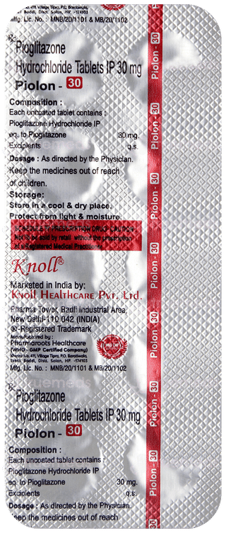 Piolon 30 Tablet 10