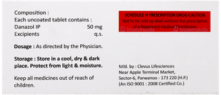 Danaz 50 Tablet 10