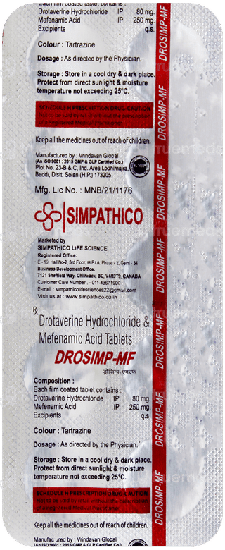 Drosimp Mf Tablet 10