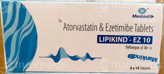 Lipikind Ez 10mg/10mg Tablet 10