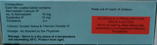 Lipikind Ez 10mg/10mg Tablet 10