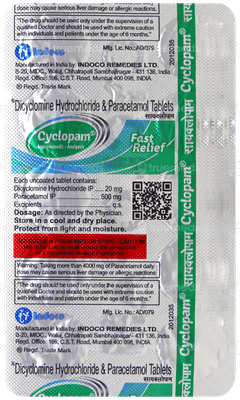 Cyclopam Fast Relief Tablet 10 Cyclopam Fast Relief Tablet 10