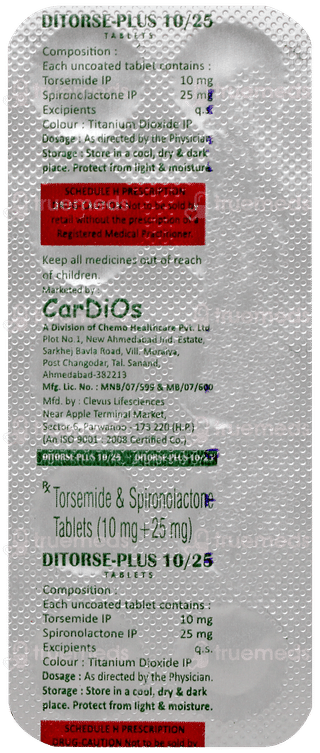 Ditorse Plus 10/25 Tablet 10