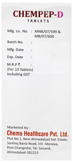 Chempep D Tablet 10 Chempep D Tablet 10