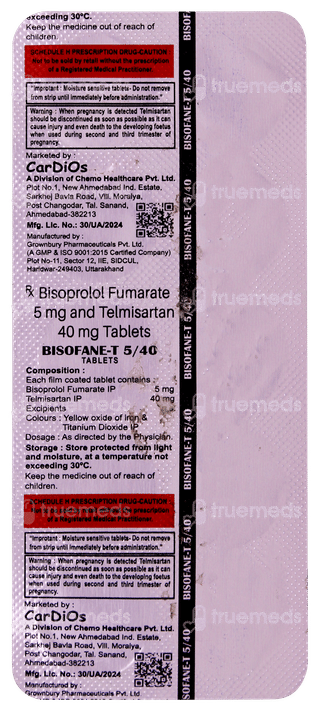 Bisofane T 5/40 Tablet 10