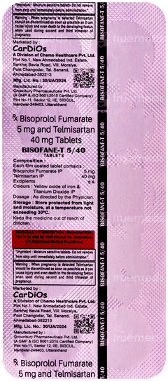 Bisofane T 5/40 Tablet 10 Bisofane T 5/40 Tablet 10