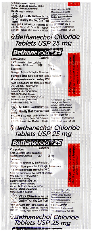 Bethanevoid 25 Tablet 10