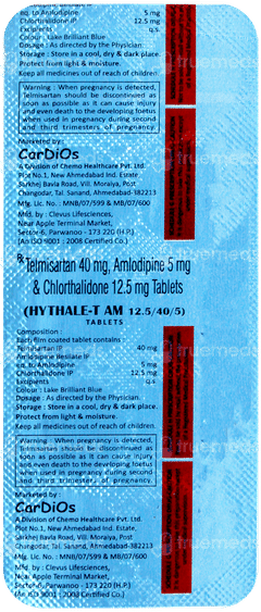 Hythale T Am 12.5/40/5 Tablet 10