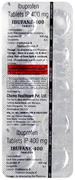 Ibufane 400 Tablet 10 Ibufane 400 Tablet 10