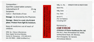 Indodol 25 Tablet 10