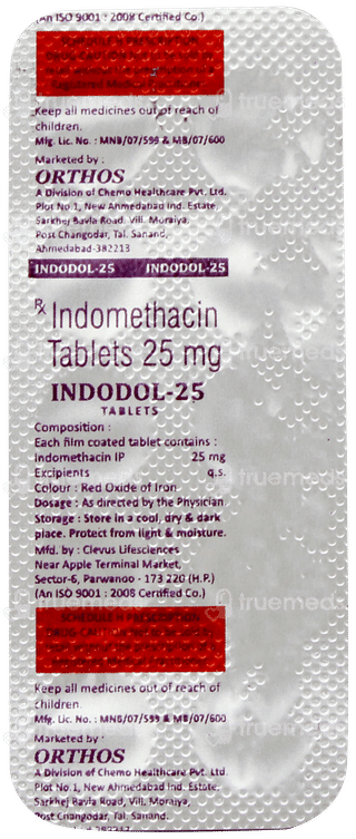 Indodol 25 Tablet 10