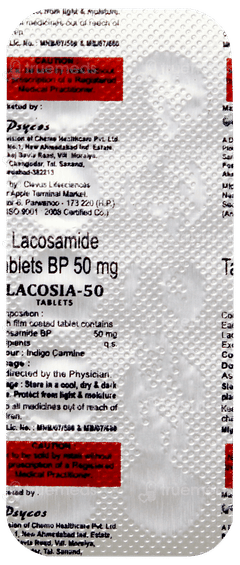 Lacosia 50 Tablet 10 Lacosia 50 Tablet 10