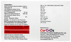 Vildaze Dm 100/10/500 Tablet 10