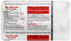 Vildaze Dm 100/10/500 Tablet 10