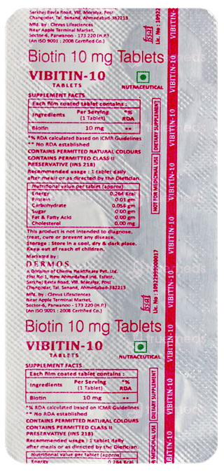 Vibitin 10 Tablet 10