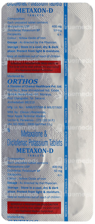 Metaxon D Tablet 10