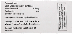 Metozane 2.5 Tablet 10