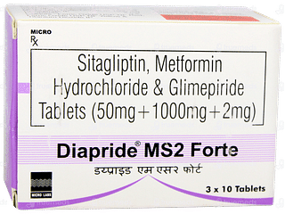Diapride Ms2 Forte Tablet 10