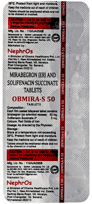 Obmira S 50 Tablet 10