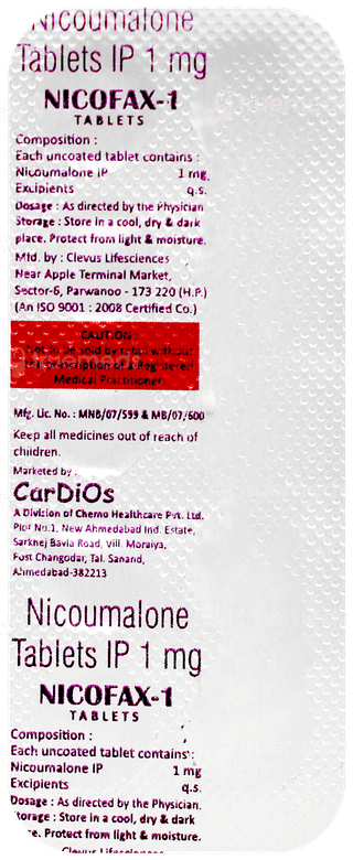 Nicofax 1 Tablet 10