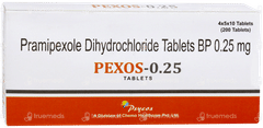 Pexos 0.25 Tablet 10 Pexos 0.25 Tablet 10
