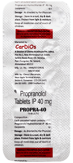 Propra 40 Tablet 10