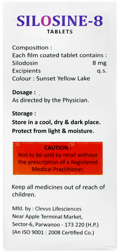 Silosine 8 Tablet 10 Silosine 8 Tablet 10