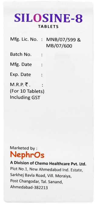 Silosine 8 Tablet 10